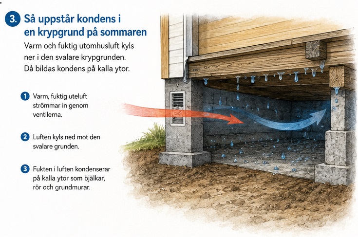 Krypgrund-kondens